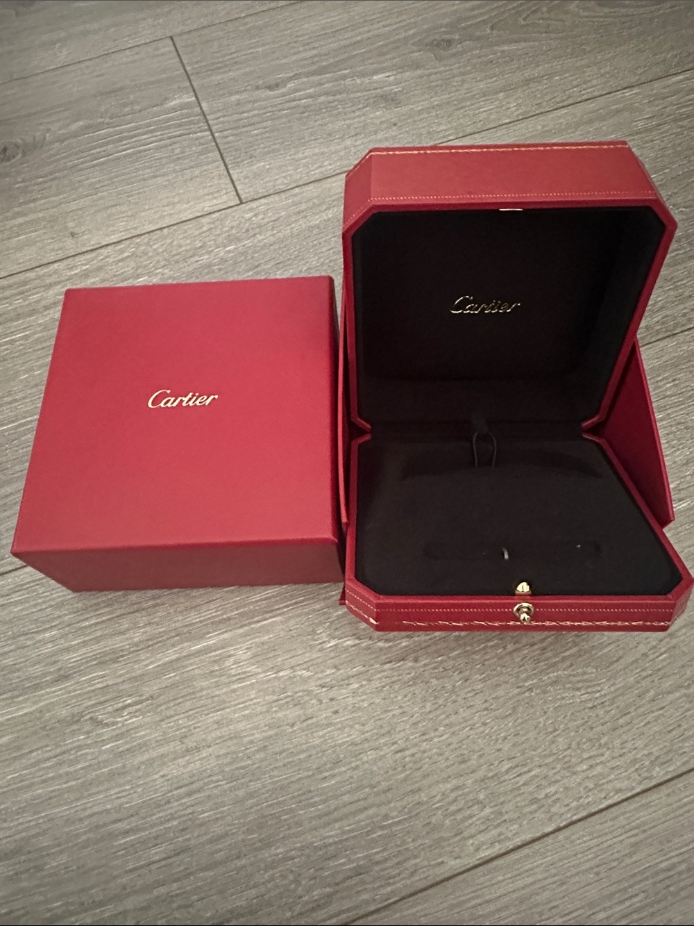 Cartier LOVE Bracelet Jewelry Box with Instruction Manual